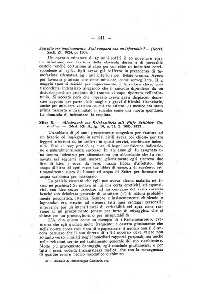 Archivio di antropologia criminale, psichiatria e medicina legale organo ufficiale della Associazione italiana di medicina legale e delle assicurazioni