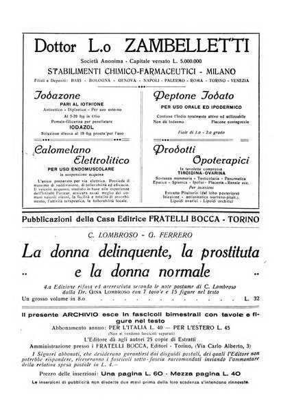 Archivio di antropologia criminale, psichiatria e medicina legale organo ufficiale della Associazione italiana di medicina legale e delle assicurazioni