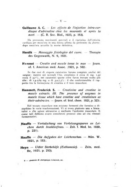 Archivio di antropologia criminale, psichiatria e medicina legale organo ufficiale della Associazione italiana di medicina legale e delle assicurazioni