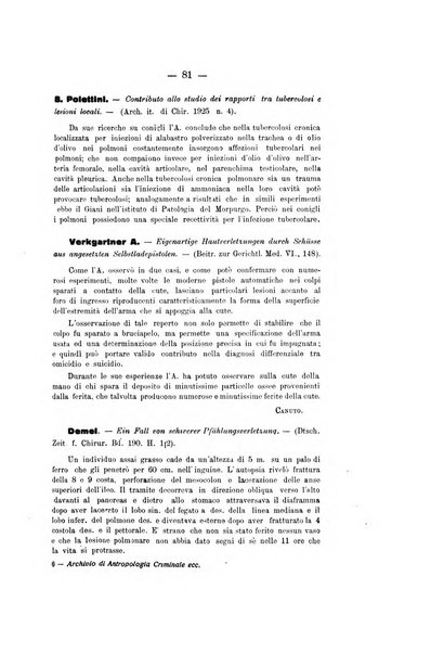 Archivio di antropologia criminale, psichiatria e medicina legale organo ufficiale della Associazione italiana di medicina legale e delle assicurazioni