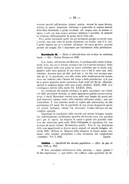 Archivio di antropologia criminale, psichiatria e medicina legale organo ufficiale della Associazione italiana di medicina legale e delle assicurazioni