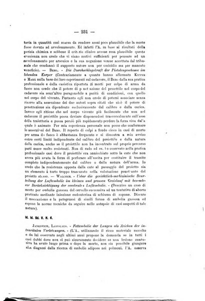 Archivio di antropologia criminale, psichiatria e medicina legale organo ufficiale della Associazione italiana di medicina legale e delle assicurazioni