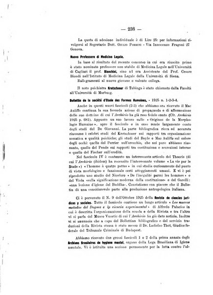 Archivio di antropologia criminale, psichiatria e medicina legale organo ufficiale della Associazione italiana di medicina legale e delle assicurazioni