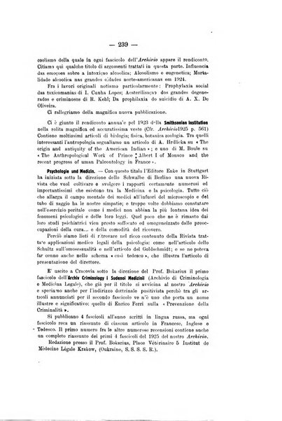 Archivio di antropologia criminale, psichiatria e medicina legale organo ufficiale della Associazione italiana di medicina legale e delle assicurazioni