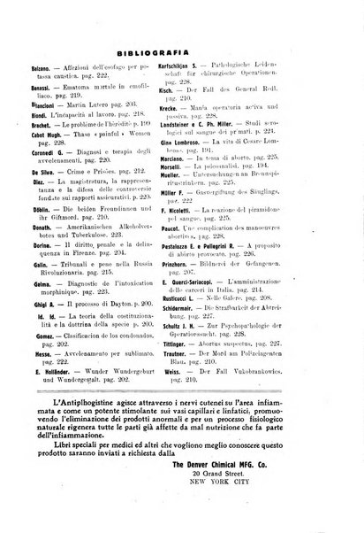 Archivio di antropologia criminale, psichiatria e medicina legale organo ufficiale della Associazione italiana di medicina legale e delle assicurazioni