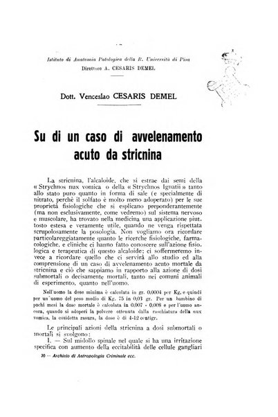 Archivio di antropologia criminale, psichiatria e medicina legale organo ufficiale della Associazione italiana di medicina legale e delle assicurazioni