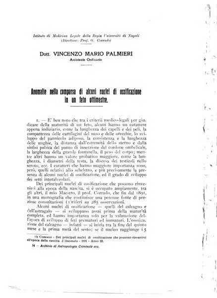 Archivio di antropologia criminale, psichiatria e medicina legale organo ufficiale della Associazione italiana di medicina legale e delle assicurazioni