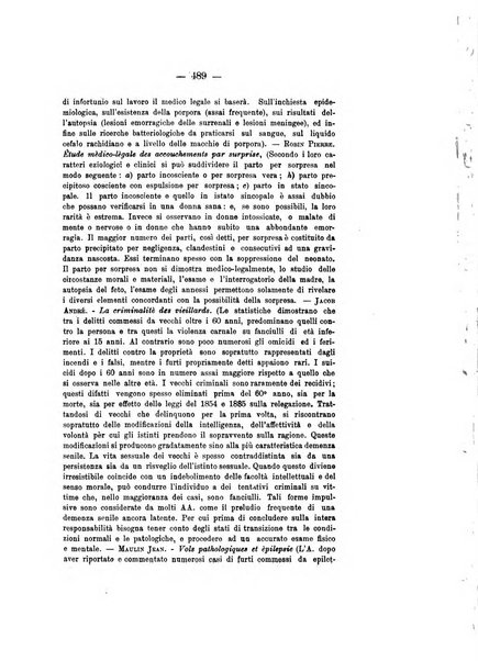 Archivio di antropologia criminale, psichiatria e medicina legale organo ufficiale della Associazione italiana di medicina legale e delle assicurazioni