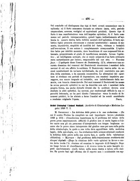 Archivio di antropologia criminale, psichiatria e medicina legale organo ufficiale della Associazione italiana di medicina legale e delle assicurazioni