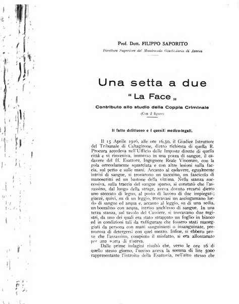 Archivio di antropologia criminale, psichiatria e medicina legale organo ufficiale della Associazione italiana di medicina legale e delle assicurazioni