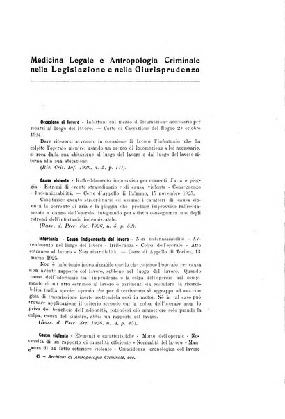 Archivio di antropologia criminale, psichiatria e medicina legale organo ufficiale della Associazione italiana di medicina legale e delle assicurazioni