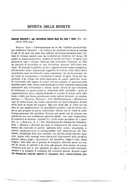 Archivio di antropologia criminale, psichiatria e medicina legale organo ufficiale della Associazione italiana di medicina legale e delle assicurazioni