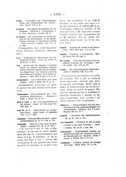 Archivio di antropologia criminale, psichiatria e medicina legale organo ufficiale della Associazione italiana di medicina legale e delle assicurazioni