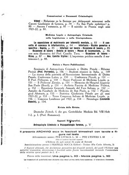 Archivio di antropologia criminale, psichiatria e medicina legale organo ufficiale della Associazione italiana di medicina legale e delle assicurazioni