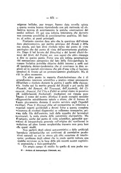 Archivio di antropologia criminale, psichiatria e medicina legale organo ufficiale della Associazione italiana di medicina legale e delle assicurazioni