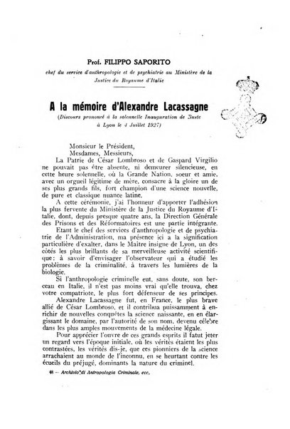 Archivio di antropologia criminale, psichiatria e medicina legale organo ufficiale della Associazione italiana di medicina legale e delle assicurazioni