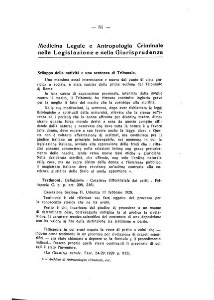 Archivio di antropologia criminale, psichiatria e medicina legale organo ufficiale della Associazione italiana di medicina legale e delle assicurazioni