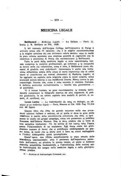 Archivio di antropologia criminale, psichiatria e medicina legale organo ufficiale della Associazione italiana di medicina legale e delle assicurazioni