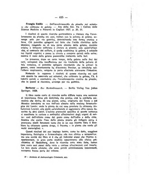 Archivio di antropologia criminale, psichiatria e medicina legale organo ufficiale della Associazione italiana di medicina legale e delle assicurazioni