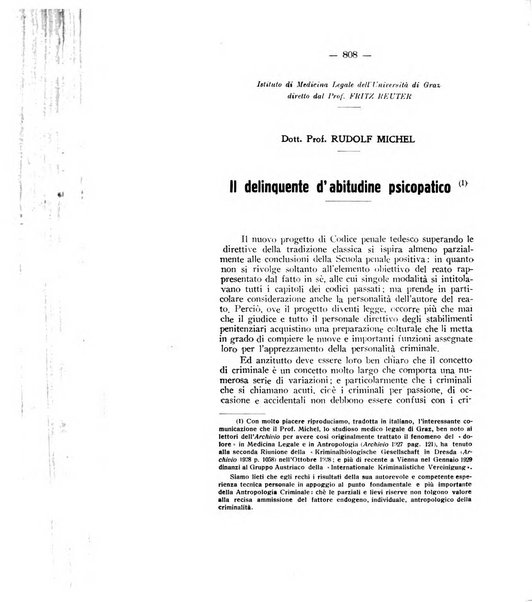 Archivio di antropologia criminale, psichiatria e medicina legale organo ufficiale della Associazione italiana di medicina legale e delle assicurazioni