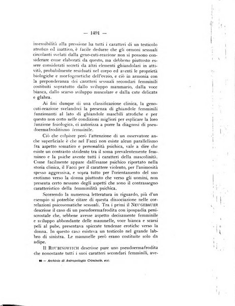 Archivio di antropologia criminale, psichiatria e medicina legale organo ufficiale della Associazione italiana di medicina legale e delle assicurazioni