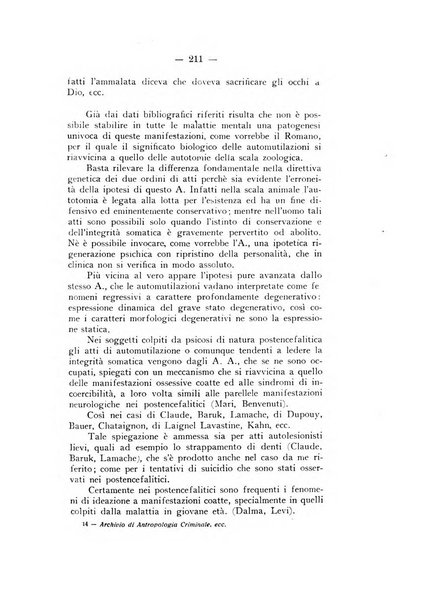 Archivio di antropologia criminale, psichiatria e medicina legale organo ufficiale della Associazione italiana di medicina legale e delle assicurazioni