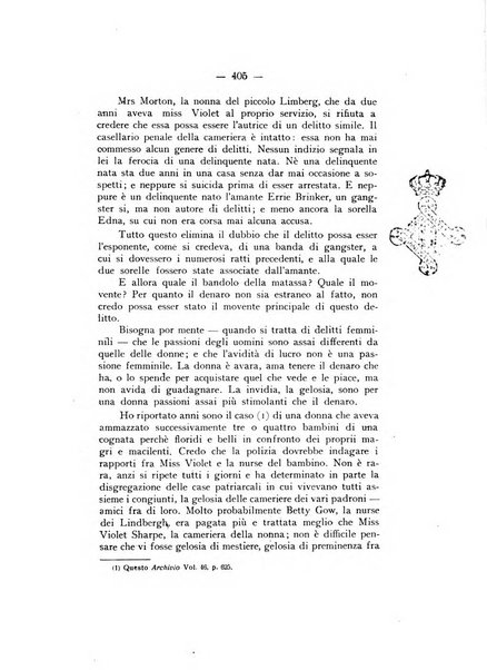 Archivio di antropologia criminale, psichiatria e medicina legale organo ufficiale della Associazione italiana di medicina legale e delle assicurazioni