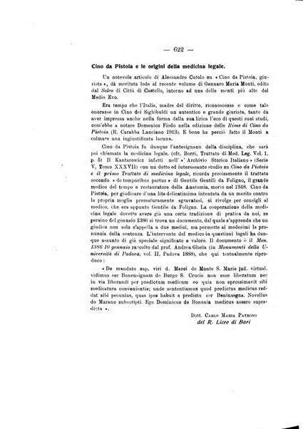 Archivio di antropologia criminale, psichiatria e medicina legale organo ufficiale della Associazione italiana di medicina legale e delle assicurazioni