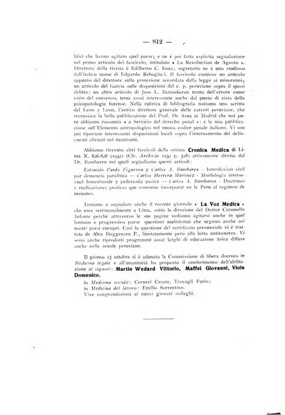 Archivio di antropologia criminale, psichiatria e medicina legale organo ufficiale della Associazione italiana di medicina legale e delle assicurazioni