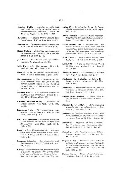 Archivio di antropologia criminale, psichiatria e medicina legale organo ufficiale della Associazione italiana di medicina legale e delle assicurazioni