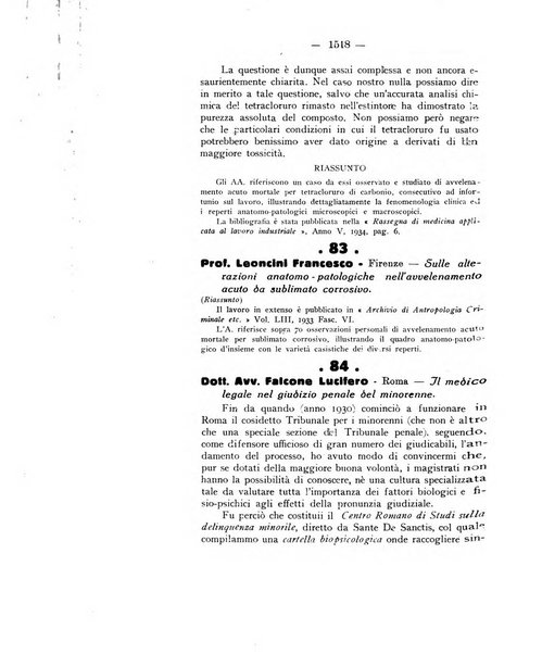 Archivio di antropologia criminale, psichiatria e medicina legale organo ufficiale della Associazione italiana di medicina legale e delle assicurazioni