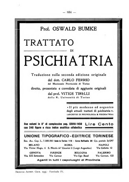 Archivio di antropologia criminale, psichiatria e medicina legale organo ufficiale della Associazione italiana di medicina legale e delle assicurazioni