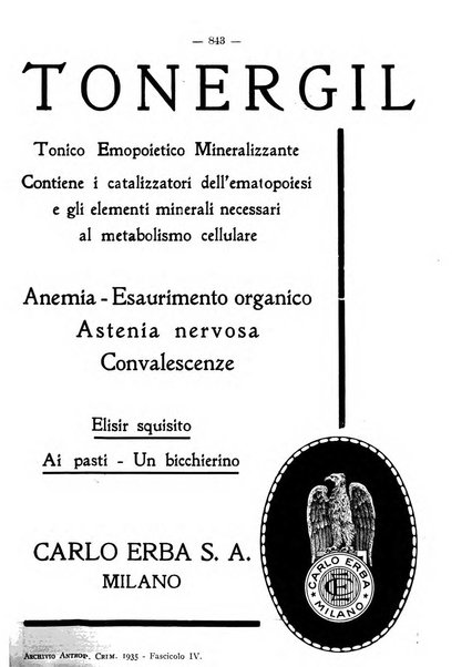 Archivio di antropologia criminale, psichiatria e medicina legale organo ufficiale della Associazione italiana di medicina legale e delle assicurazioni