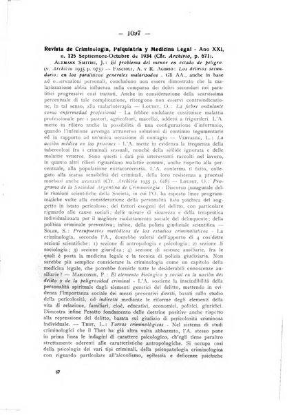 Archivio di antropologia criminale, psichiatria e medicina legale organo ufficiale della Associazione italiana di medicina legale e delle assicurazioni