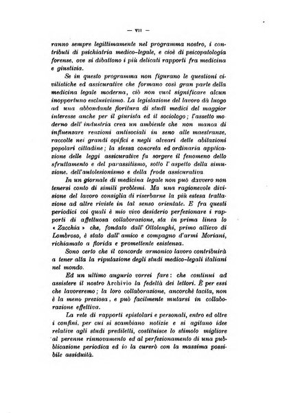 Archivio di antropologia criminale, psichiatria e medicina legale organo ufficiale della Associazione italiana di medicina legale e delle assicurazioni