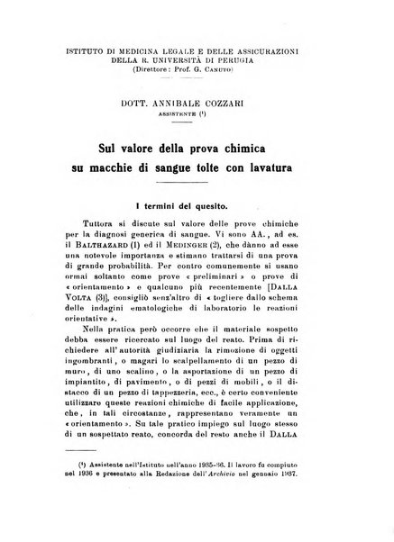 Archivio di antropologia criminale, psichiatria e medicina legale organo ufficiale della Associazione italiana di medicina legale e delle assicurazioni