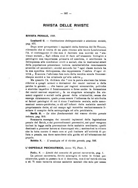 Archivio di antropologia criminale, psichiatria e medicina legale organo ufficiale della Associazione italiana di medicina legale e delle assicurazioni