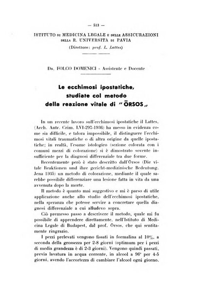 Archivio di antropologia criminale, psichiatria e medicina legale organo ufficiale della Associazione italiana di medicina legale e delle assicurazioni