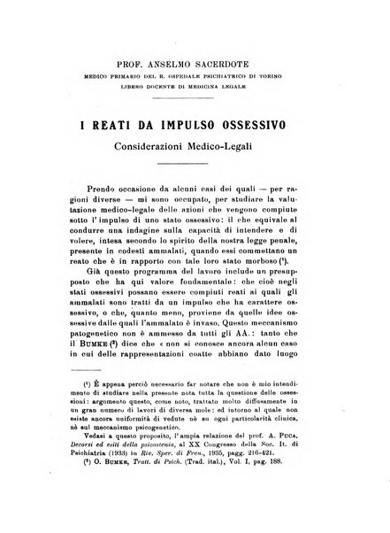 Archivio di antropologia criminale, psichiatria e medicina legale organo ufficiale della Associazione italiana di medicina legale e delle assicurazioni