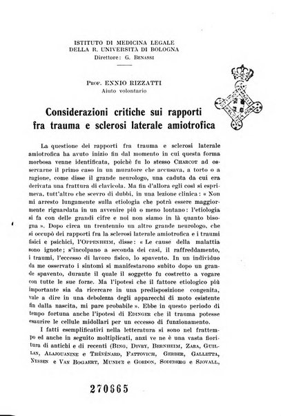 Archivio di antropologia criminale, psichiatria e medicina legale organo ufficiale della Associazione italiana di medicina legale e delle assicurazioni