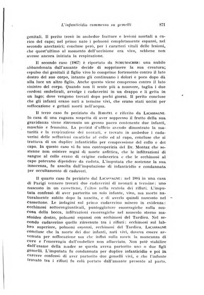 Archivio di antropologia criminale, psichiatria e medicina legale organo ufficiale della Associazione italiana di medicina legale e delle assicurazioni