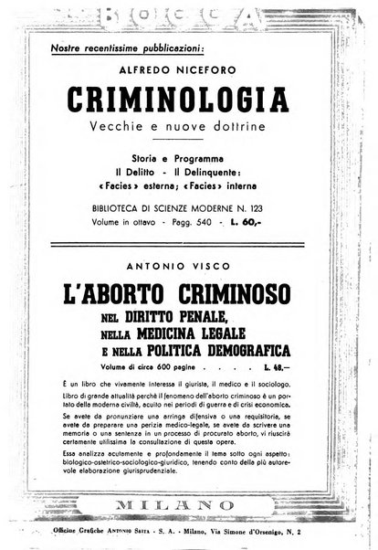 Archivio di antropologia criminale, psichiatria e medicina legale organo ufficiale della Associazione italiana di medicina legale e delle assicurazioni