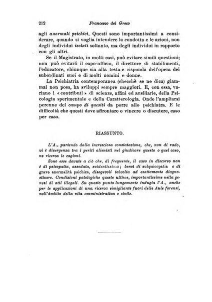 Archivio di antropologia criminale, psichiatria e medicina legale organo ufficiale della Associazione italiana di medicina legale e delle assicurazioni