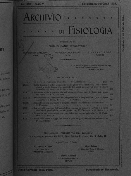 Archivio di fisiologia