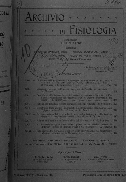 Archivio di fisiologia