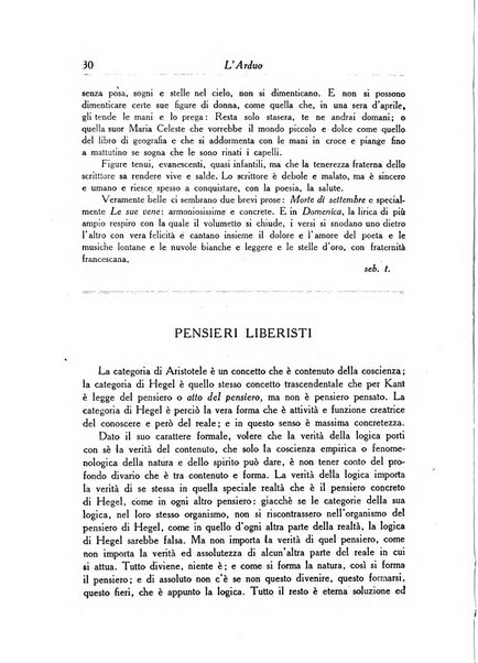 L'arduo rivista mensile di scienza, filosofia, storia