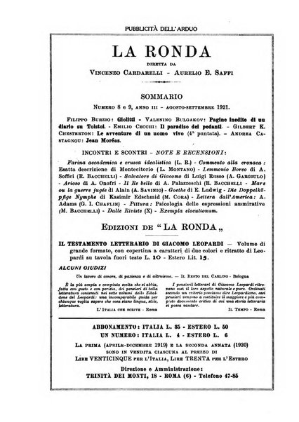 L'arduo rivista mensile di scienza, filosofia, storia