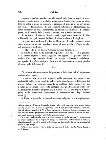 L'arduo rivista mensile di scienza, filosofia, storia