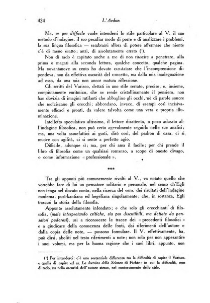 L'arduo rivista mensile di scienza, filosofia, storia