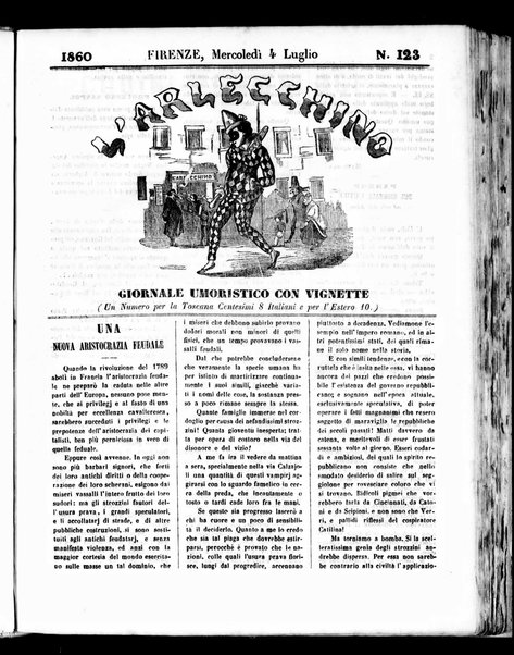 L'Arlecchino : giornale umoristico quotidiano